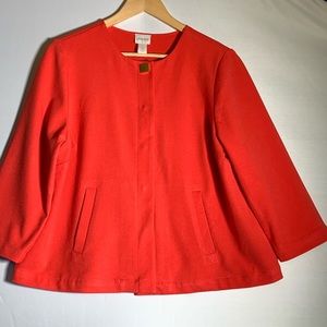 Chicos blazer 3/4 sleeve